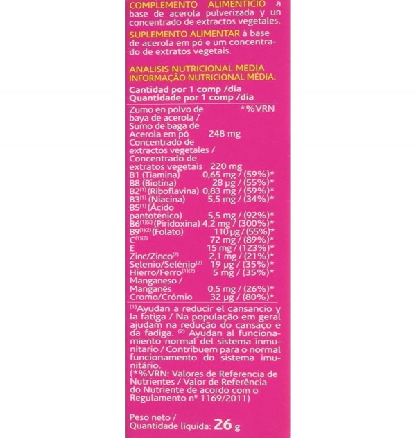 Arkovital Pura Energia Multivitaminico (30 Comprimidos)