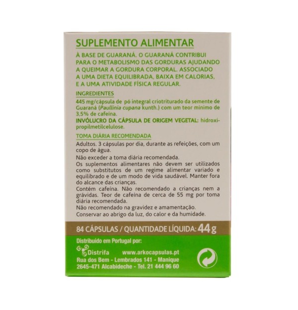 Arkopharma Guarana (84 Capsulas)