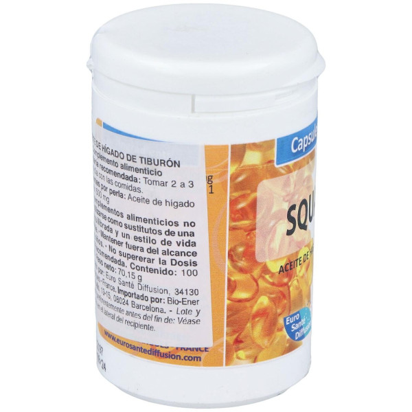 Aceite De Higado De Tiburon 500Mg. 100Cap.