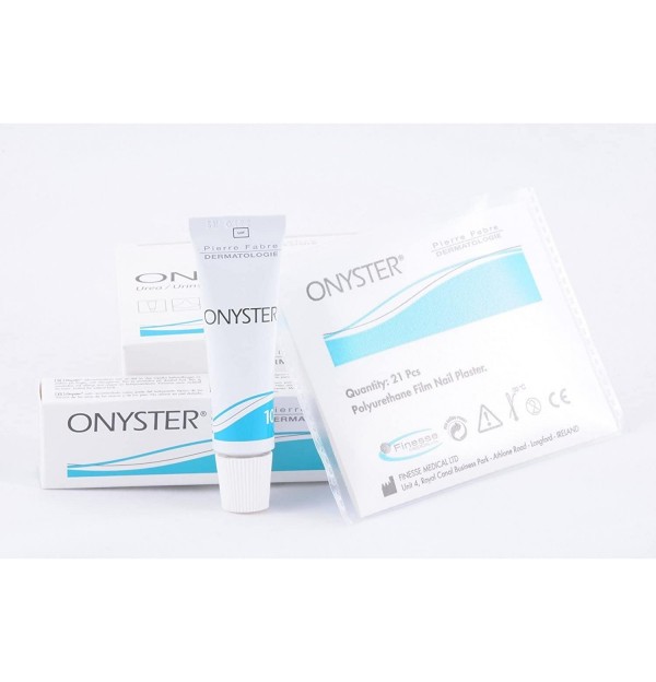 Onyster Pomada Uñas (1 Envase 10 G + 21 Apositos Adh)