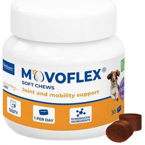 Movoflex Soft Chews M 15-35Kg, 30 Unidades