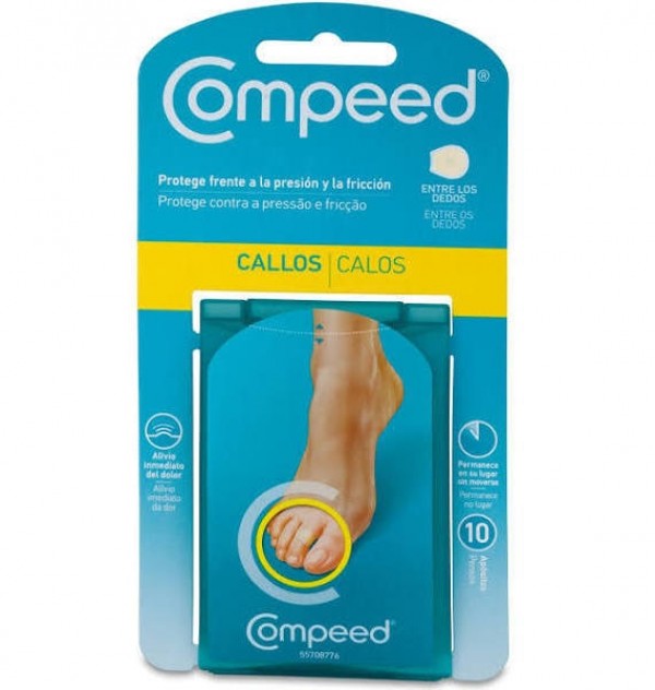 Compeed Callos - Hidrocoloide (Entre Dedos 10 U)