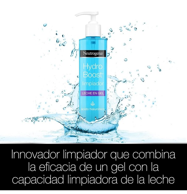 Neutrogena Hydro Boost Leche Limpiadora Hidratan (Gel 1 Envase 200 Ml)