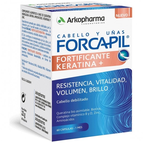 Arkopharma Forcapil Fortificante Keratina 60 Cápsulas