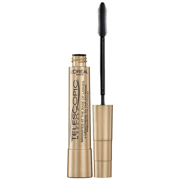 False Lash Telescopic Gold Máscara De Pestañas Black 8 Ml