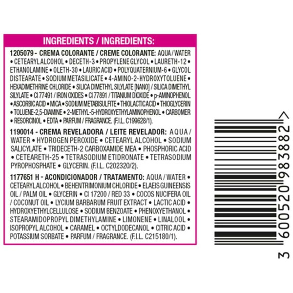 L'Oreal Casting Creme Gloss 550-Mahogany 3Uds