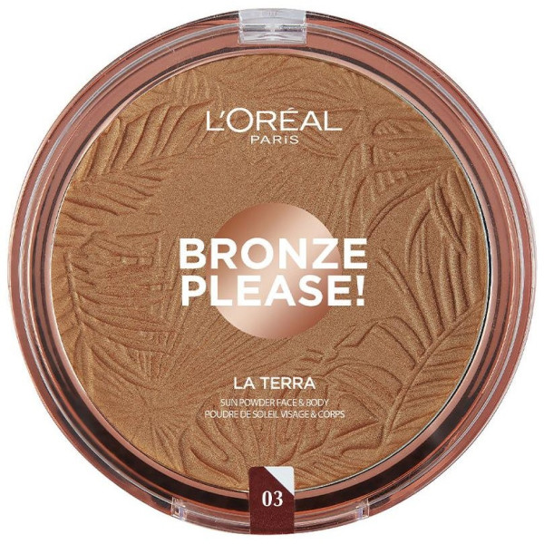 L'Oreal Polvo La Terra Wild Bronze Glow 03 Medium Bronze 18G