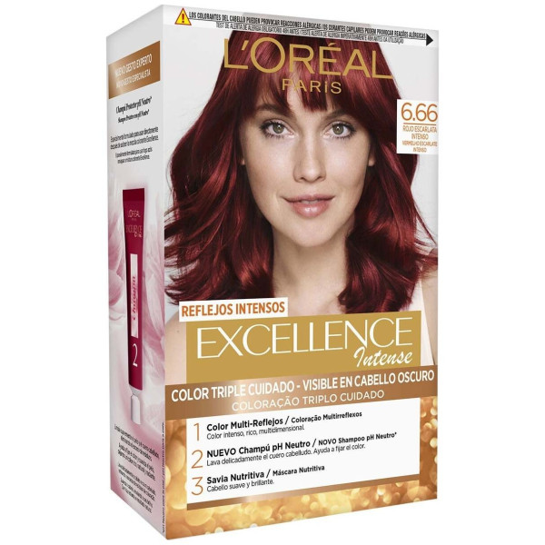 L'Oreal Set Excellence Intense Tint 666 Intense Scarlet Red