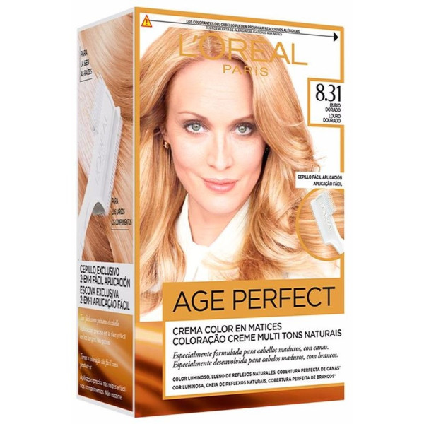 L'Oreal Set Excellence Age Perfect Hair Color 831 Golden Blonde