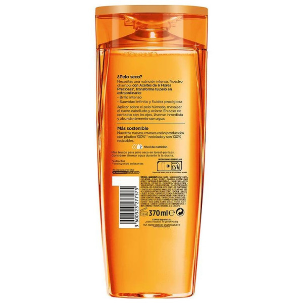 L'Oréal Elvive Aceite Extraordinario Champú Nutritivo 370Ml