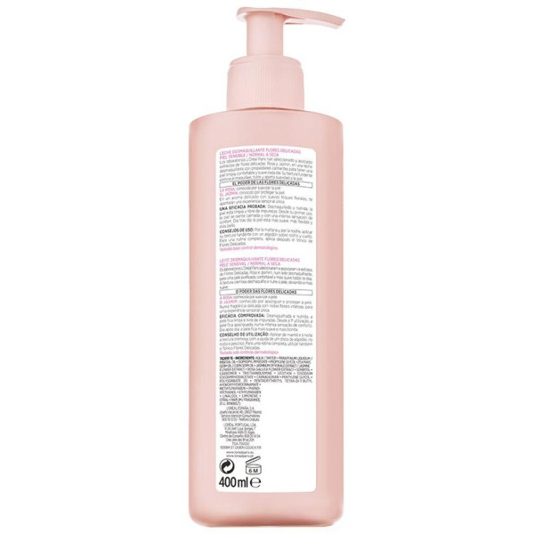 L'Oreal Flores Delicadas Leche Piel Sensible 400Ml