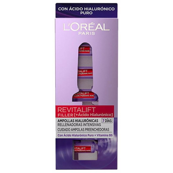 Revitalift Filler Ácido Hialurónico Ampollas Intensivas 7 X 1.3 Ml