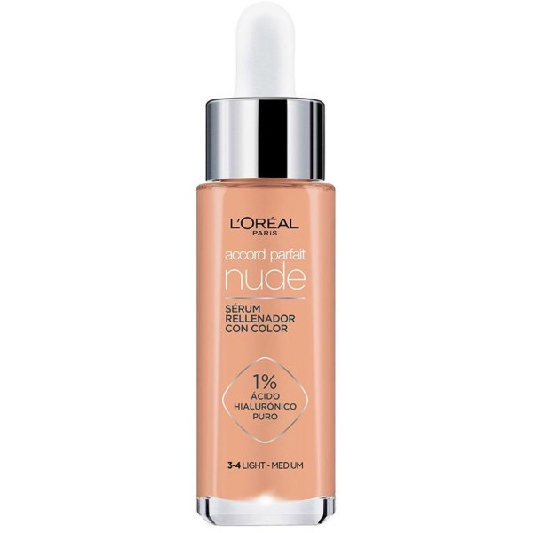 L'Oréal Sérum Desnudo Accord Parfait 3-4 Light Medium 30Ml