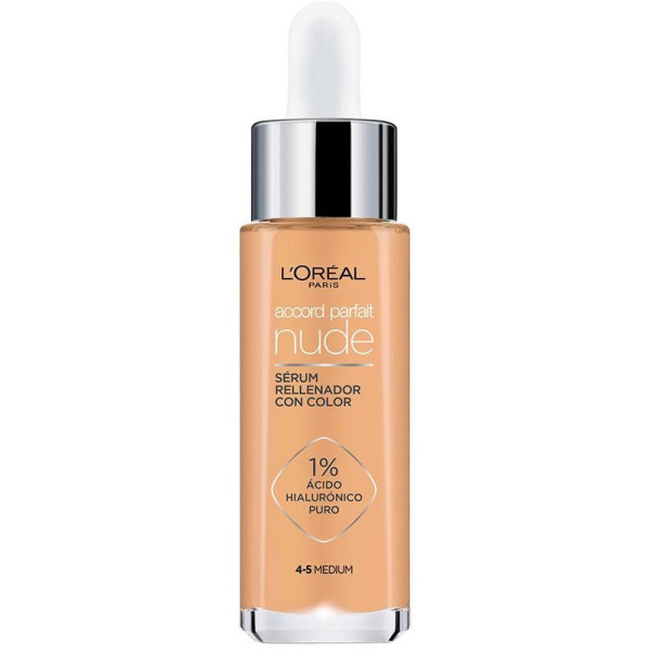 L'Oréal Accord Parfait Nude Serum 4-5 Medium 30Ml