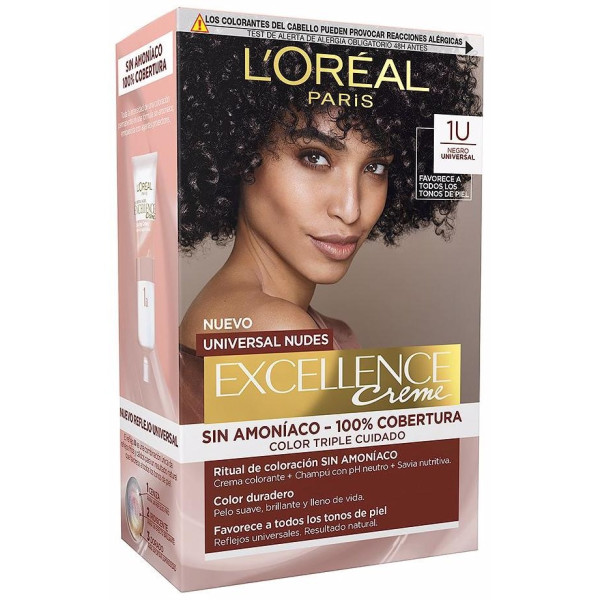 L'Oréal Excellence Creme Universal Nudes 1U Black 1Ud