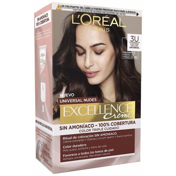 Excellence Creme Universal Nudes Tinte 3U-Dark Brunette 5 U