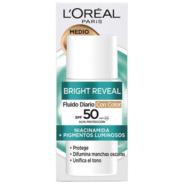 Bright Reveal Niacinamida Fluido Diario Spf50 Medio 50 Ml