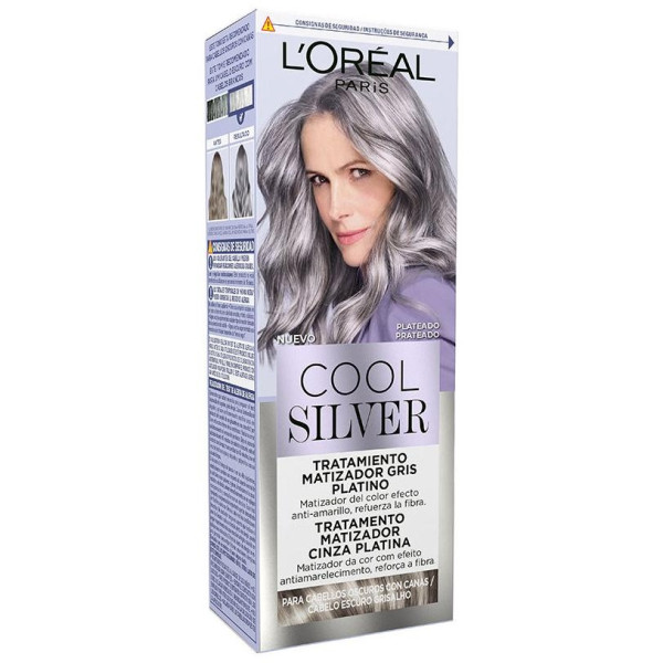 Cool Silver Tratamiento Matizador Gris Platino Plateado 1 U