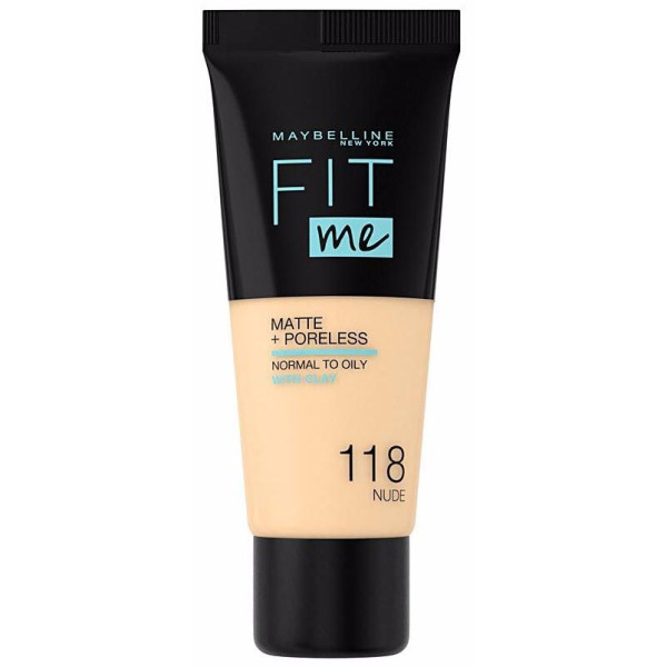 Maybelline Fit Me Matte Poreless Base 118 Nude