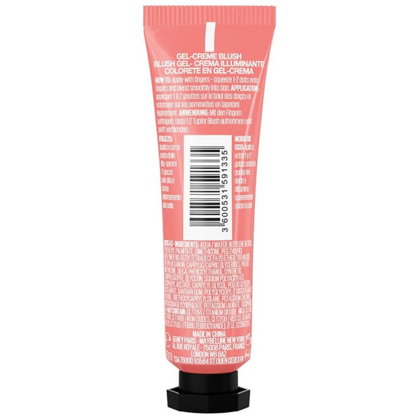 Cheek Heat Sheer Gel-Cream Blush 30-Coral Ember