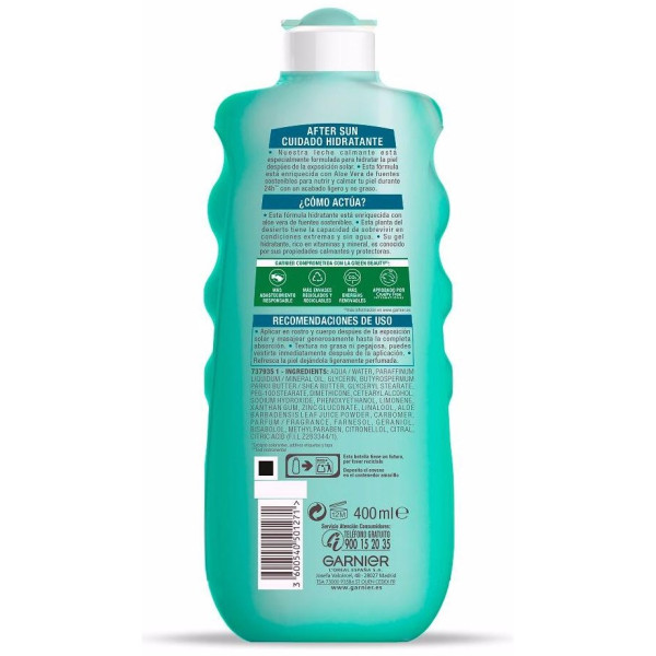 Garnier Delial After Sun Hidratante Aloe Vera 400Ml