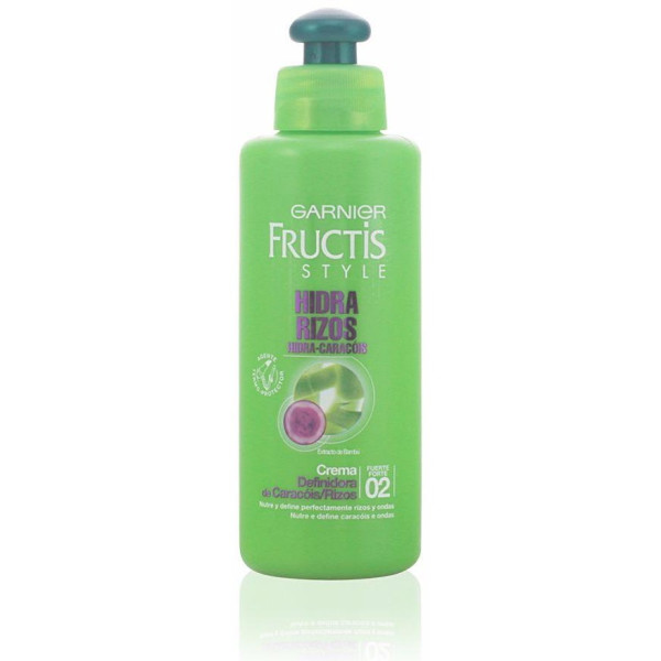 Fructis Style Hidra Rizos Crema Definidora Fuerte Nº2 200 Ml