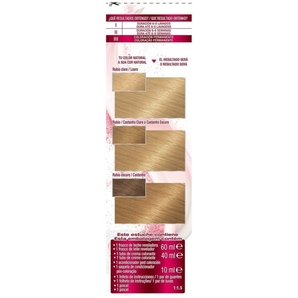 Garnier Color Sensation N°8 Rubio Luminoso 4Uds