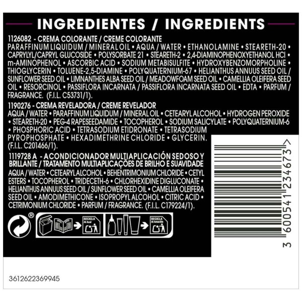 Garnier Olia Coloración Permanente N°5.0 Castaño Claro 4Uds