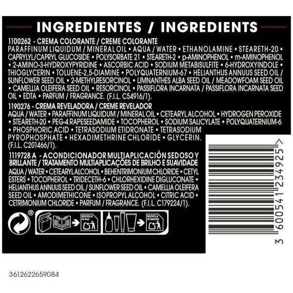 Garnier Olia Coloración Permanente N°6.3 Rubio Oscuro Dorado 4Uds