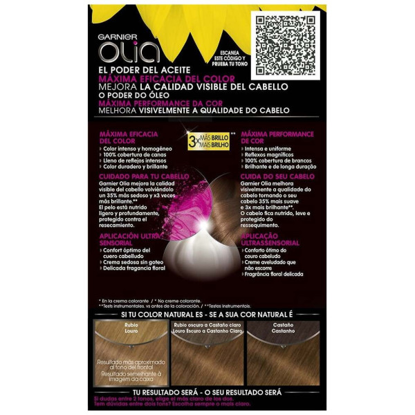 Garnier Kit Olia Coloracion Permante N°73 Golden Dark Blonde