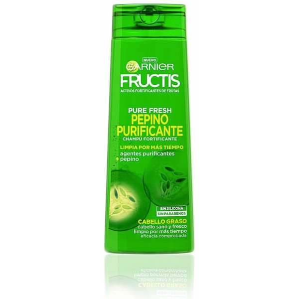 Garnier Fructis Pure Fresh Pepino Purificante Champú 360Ml