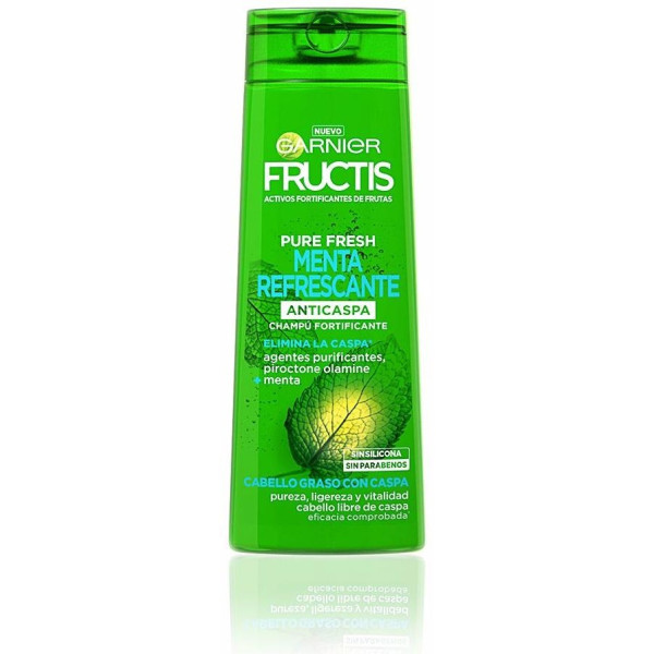 Fructis Pure Fresh Menta Anticaspa Champú 360 Ml