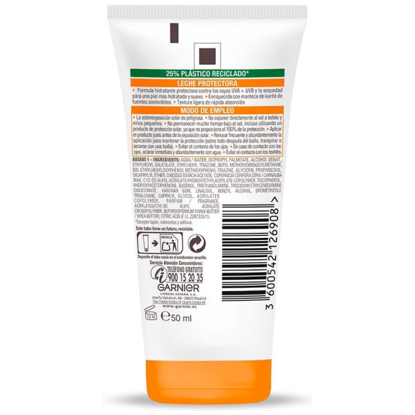 Garnier Delial Leche Protectora Viaje Spf50 50Ml
