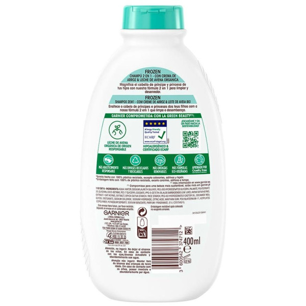 Ultra Suave Champú + Acondicionador Para Niños De Avena 400 Ml