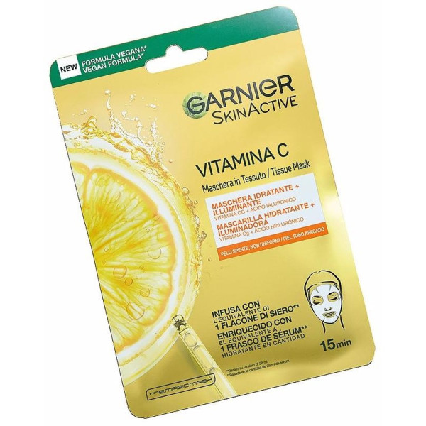 Garnier Skinactive Vitamina C Tissue Mask 1Ud
