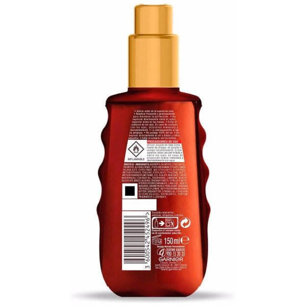 Aceite Protector Dorado Sublime Spf20 Vaporizador 150 Ml