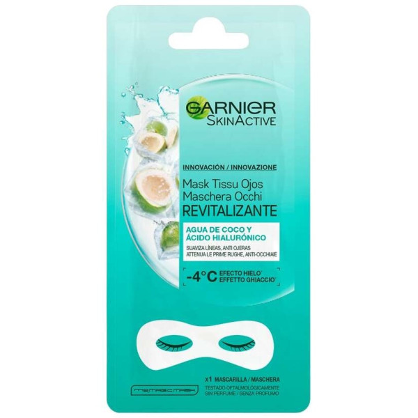 Garnier Skinactive Mascarilla Tissu Ojos Revitalizante 2Uds