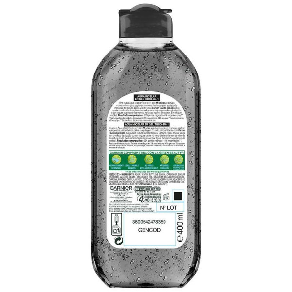 Garnier Pure Active Agua Micelar Jelly Purificante 400Ml