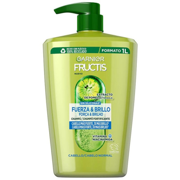 Garnier Fructis Fuerza Y Brillo Champú 1000Ml