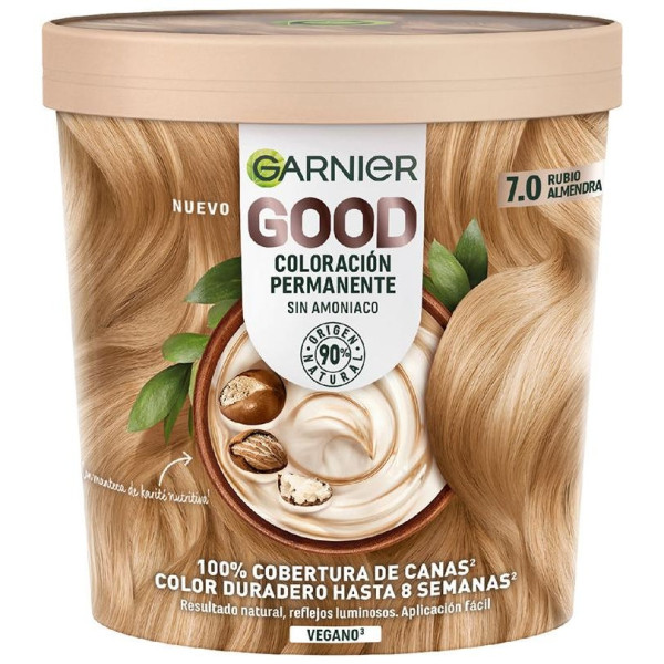 Good Coloración Permanente 7.0 Rubio Almendra 217 Ml