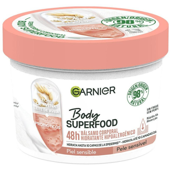 Body Superfood Bálsamo Corporal Hidratante Hipoalergénico 380 Ml