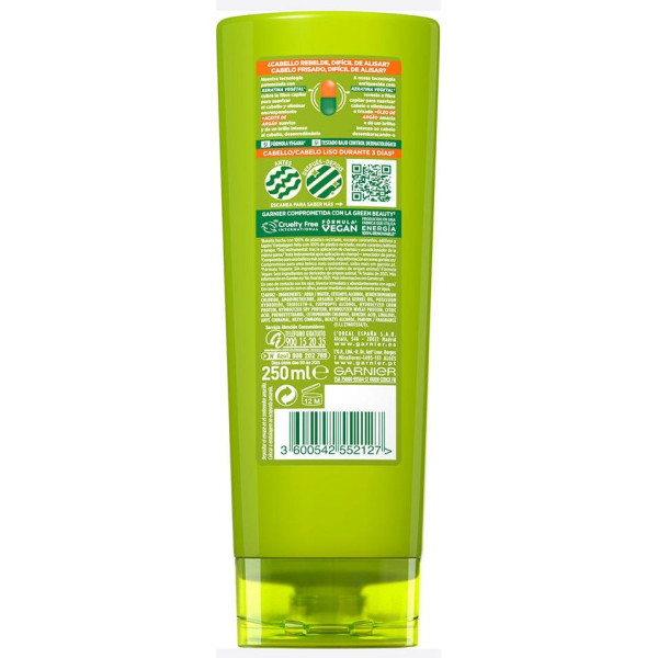 Fructis Liso Y Brillo Acondicionador 250 Ml