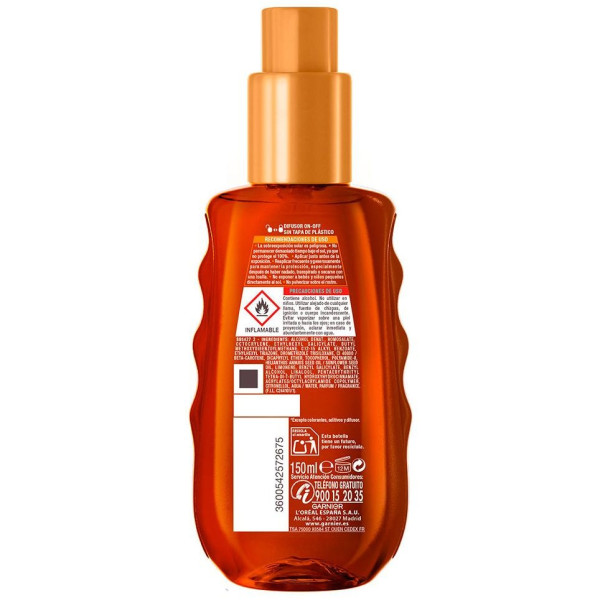 Garnier Delial Ideal Bronze Aceite Protector Spf50 150Ml