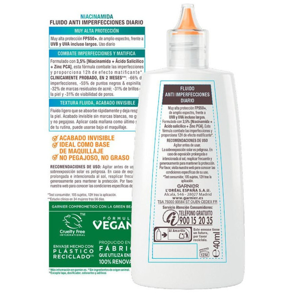 Delial Super Uv Niacinamida Anti-Imperfecciones Spf50+ 40 Ml