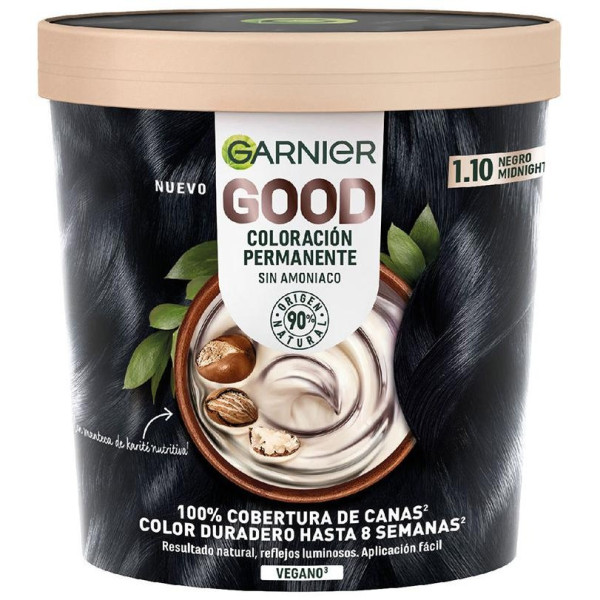 Garnier Good Coloración Permanente Nro 1.10 Negro 217Ml