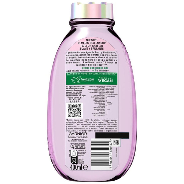 Original Remedies Champú Agua De Arroz 400 Ml