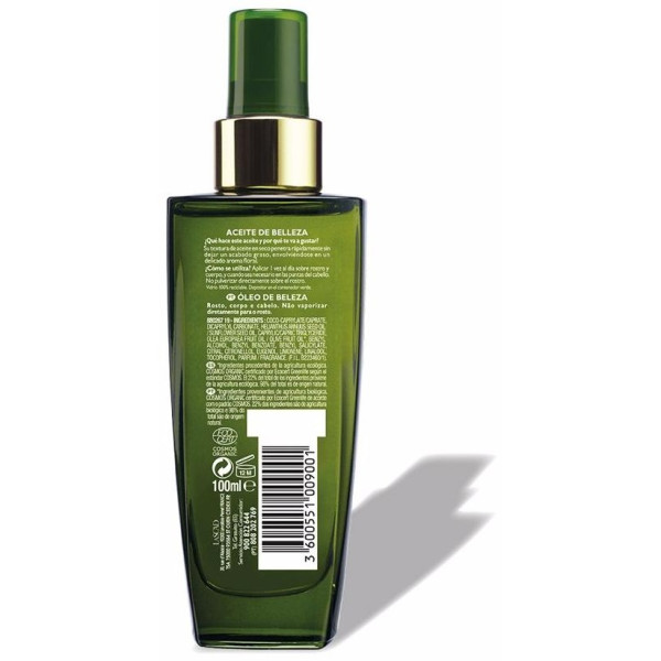Aceite De Belleza Bio Rostro-Cuerpo-Cabello 100 Ml