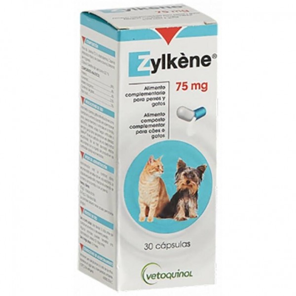 Vétoquinol Zylkene 75 Mg, 30 Cápsulas