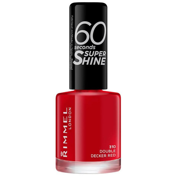 60 Seconds Super Shine Esmalte De Uñas 310-Double Decker Red 8 Ml