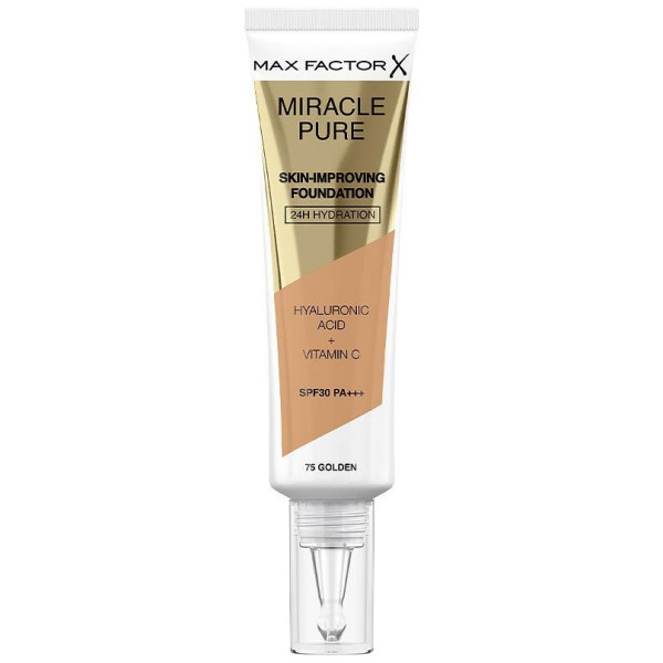 Max Factor Miracle Pure Foundation Spf30 75 Golden 30Ml